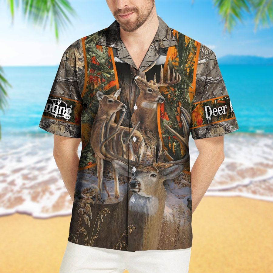 Deer Hunting Hawaiian Shirt Ha47262