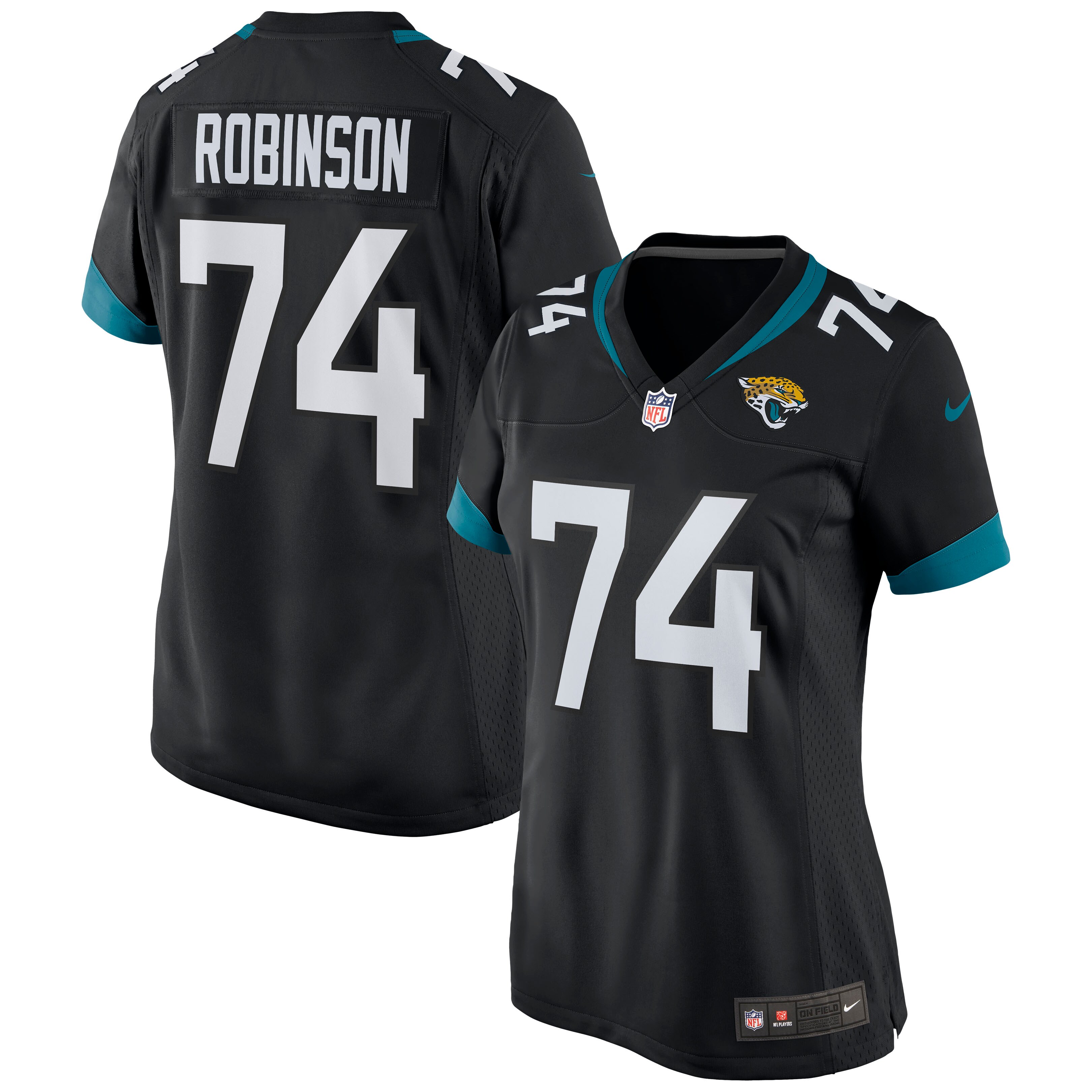 Women’s Jacksonville Jaguars Cam Robinson Black Game Jersey