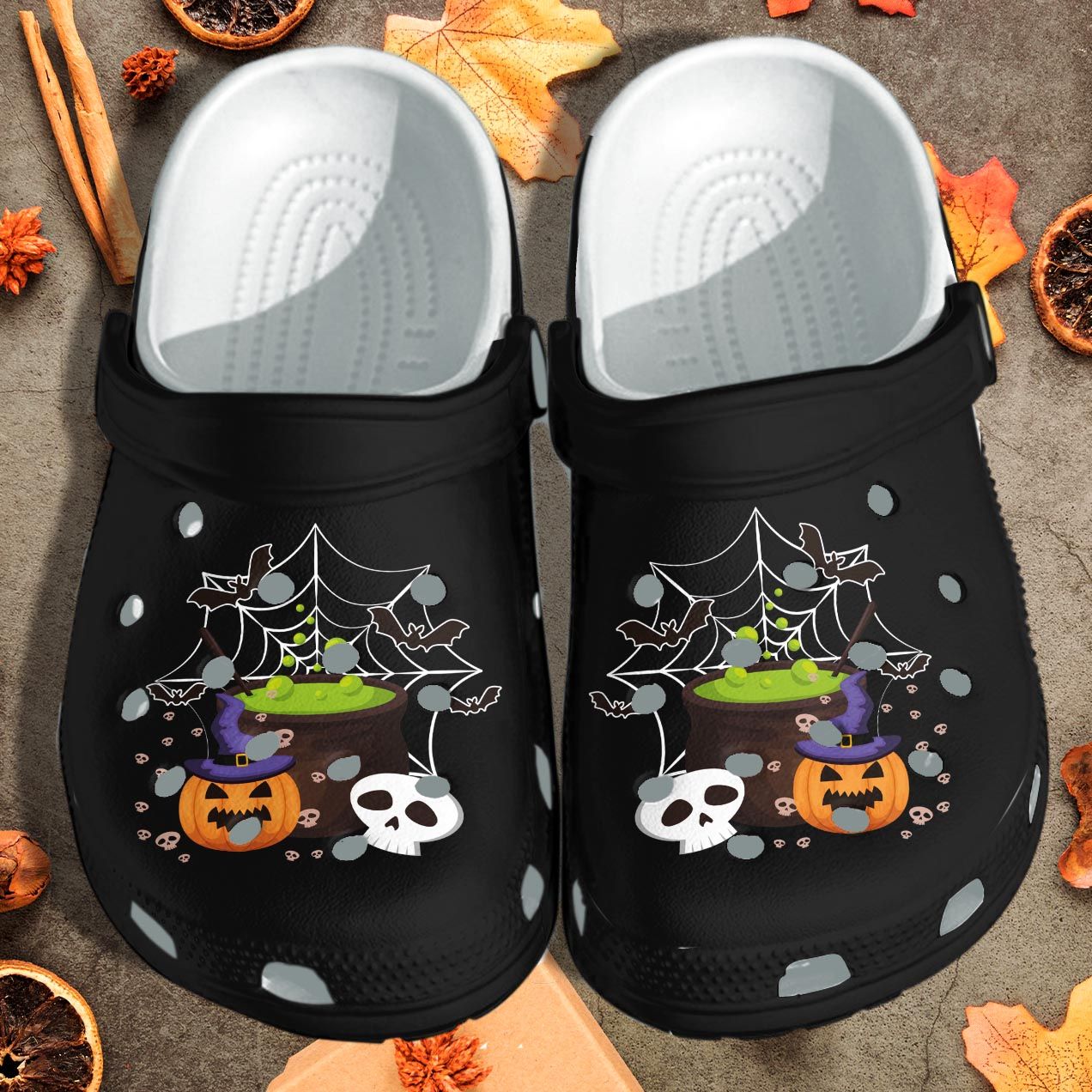 Witch Cauldron Shoes Clog – Halloween Day Crocs Crocband Clog Birthday Gift For Boy Girl