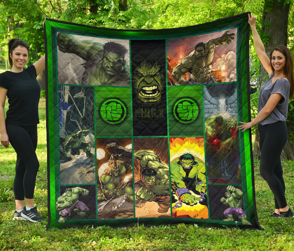 Angry Hulk The Incredible Hulk Premium Quilt Blanket Movie Home Decor Custom For Fans Nt042204