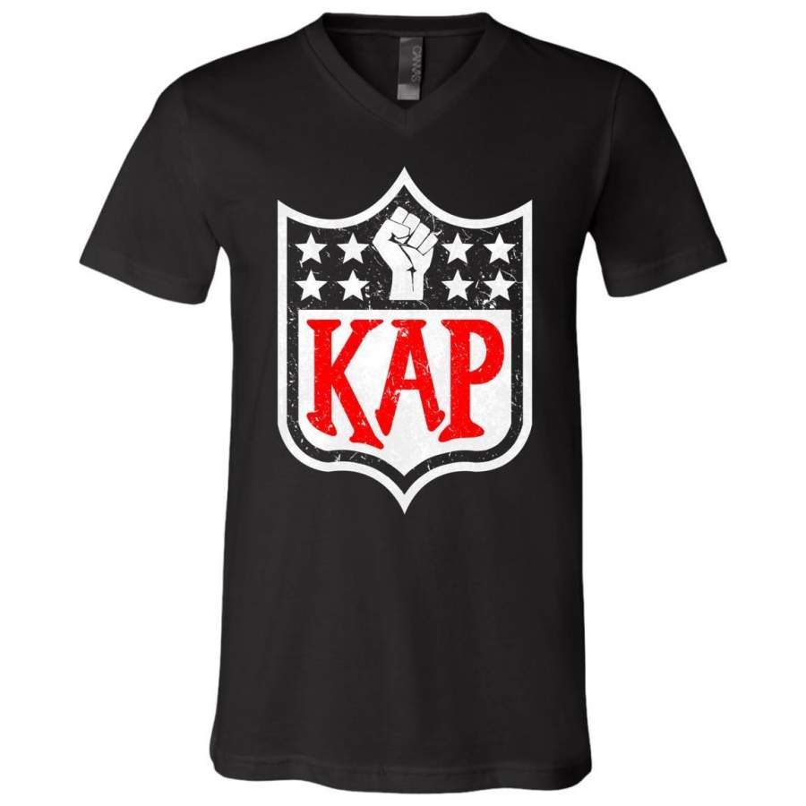 AGR Colin Kaepernick Kap USA Flag Unisex V-Neck T-Shirt