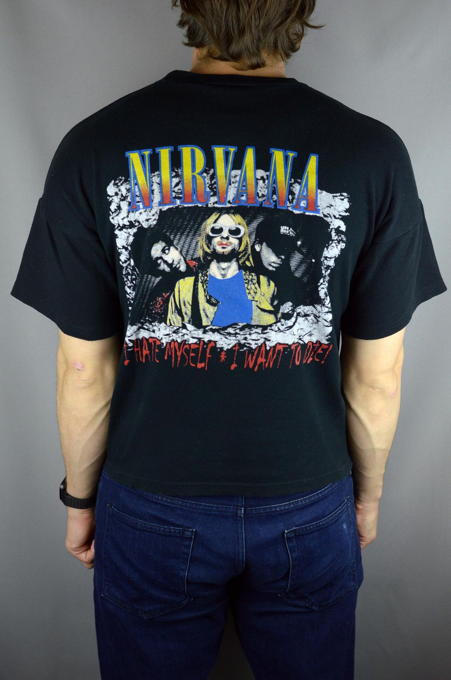 Vintage Nirvana Kurt Cobain 90S T Shirt