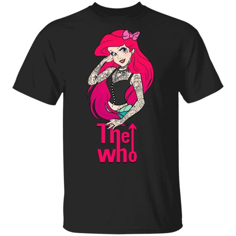 The Who T-Shirt The Little Mermaid Ariel Rock Tee MT04