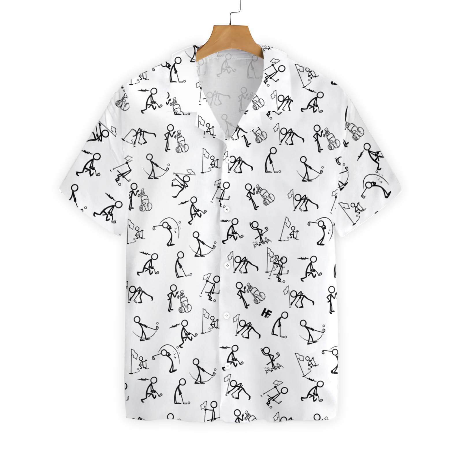 Stickfigures Playing Golf 2512 Hawaii Shirt Ha26773