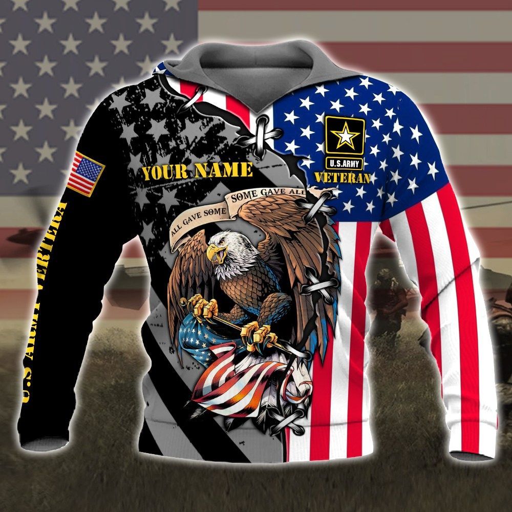 PHT282009A36WK US ARMY CUSTOM NAME HOODIE CC