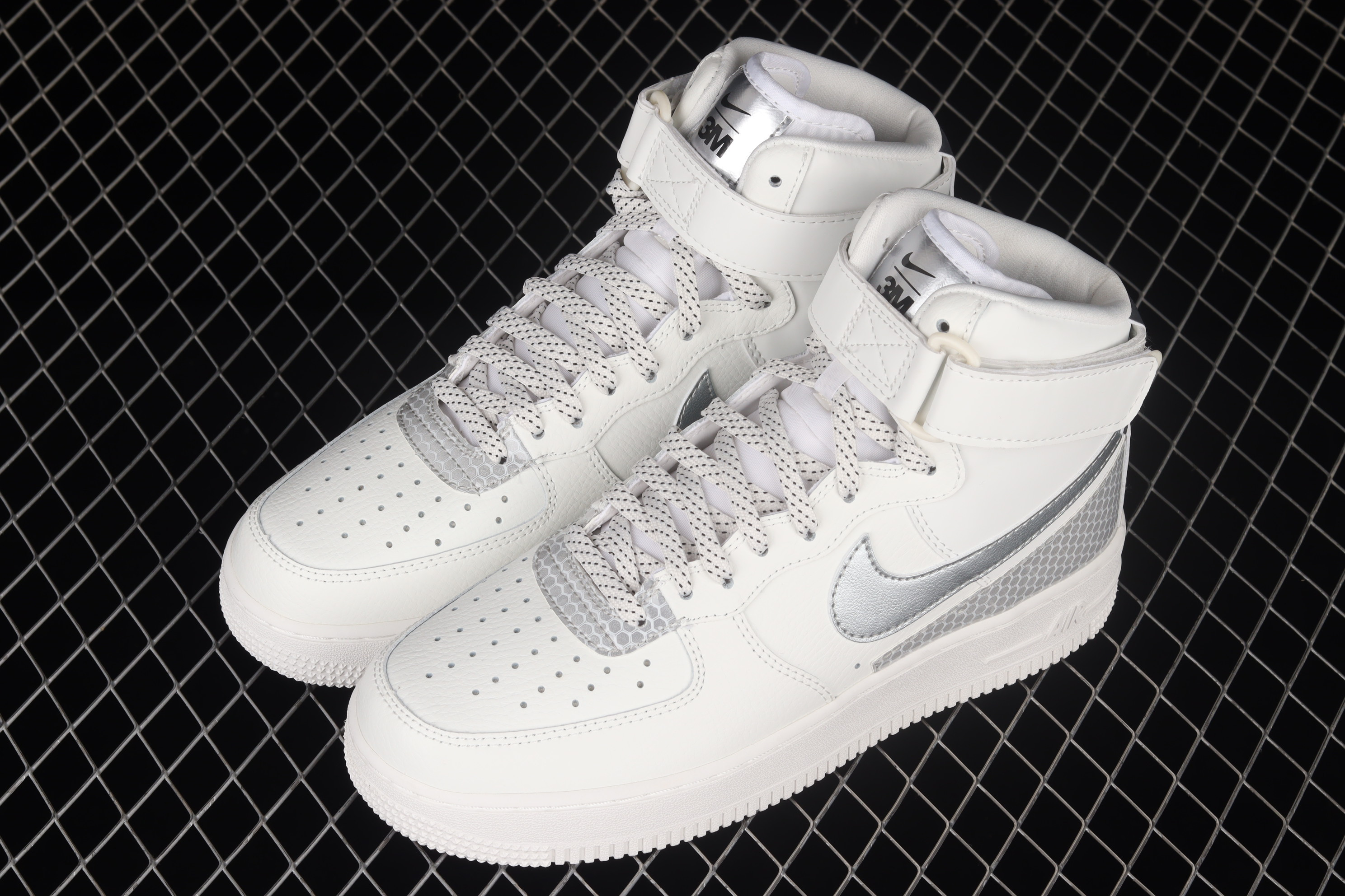 Nike Air Force 1 High Gets Covered In 3M Reflective Shoes Sneakers SNK873788759