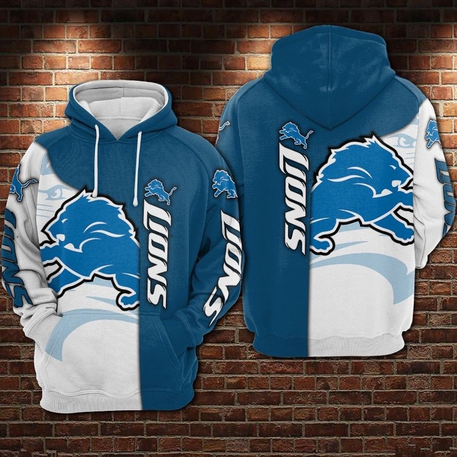 Detroit Lions 40 Unisex 3D Hoodie Gift For Fans