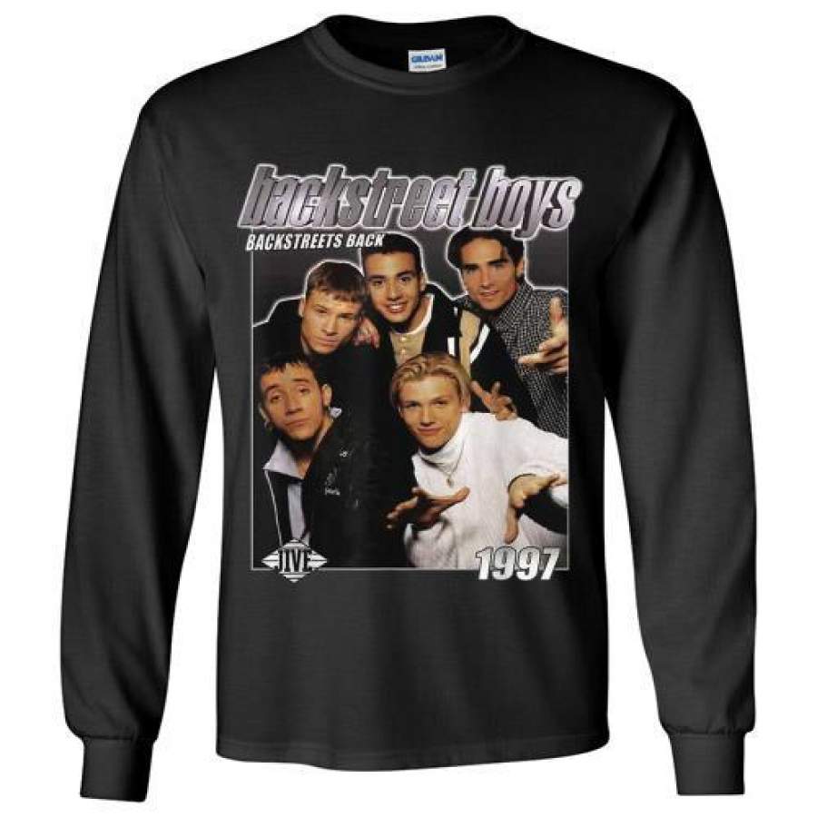 Backstreet boys backstreets back Vintage 90’S Music Long Shirt