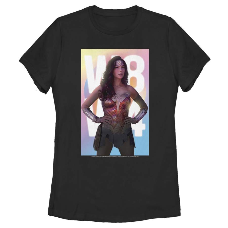 Wonder Woman 1984 Women’s Superhero Pose  T-Shirt