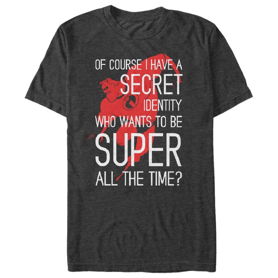 The Incredibles Men’s Secret Identity  T Shirt