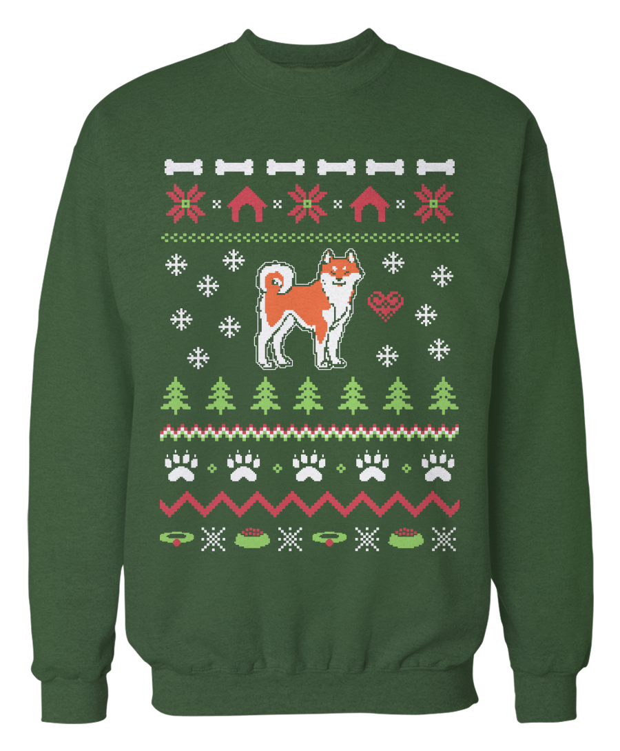 Akita Ugly Christmas Sweater – Holidays