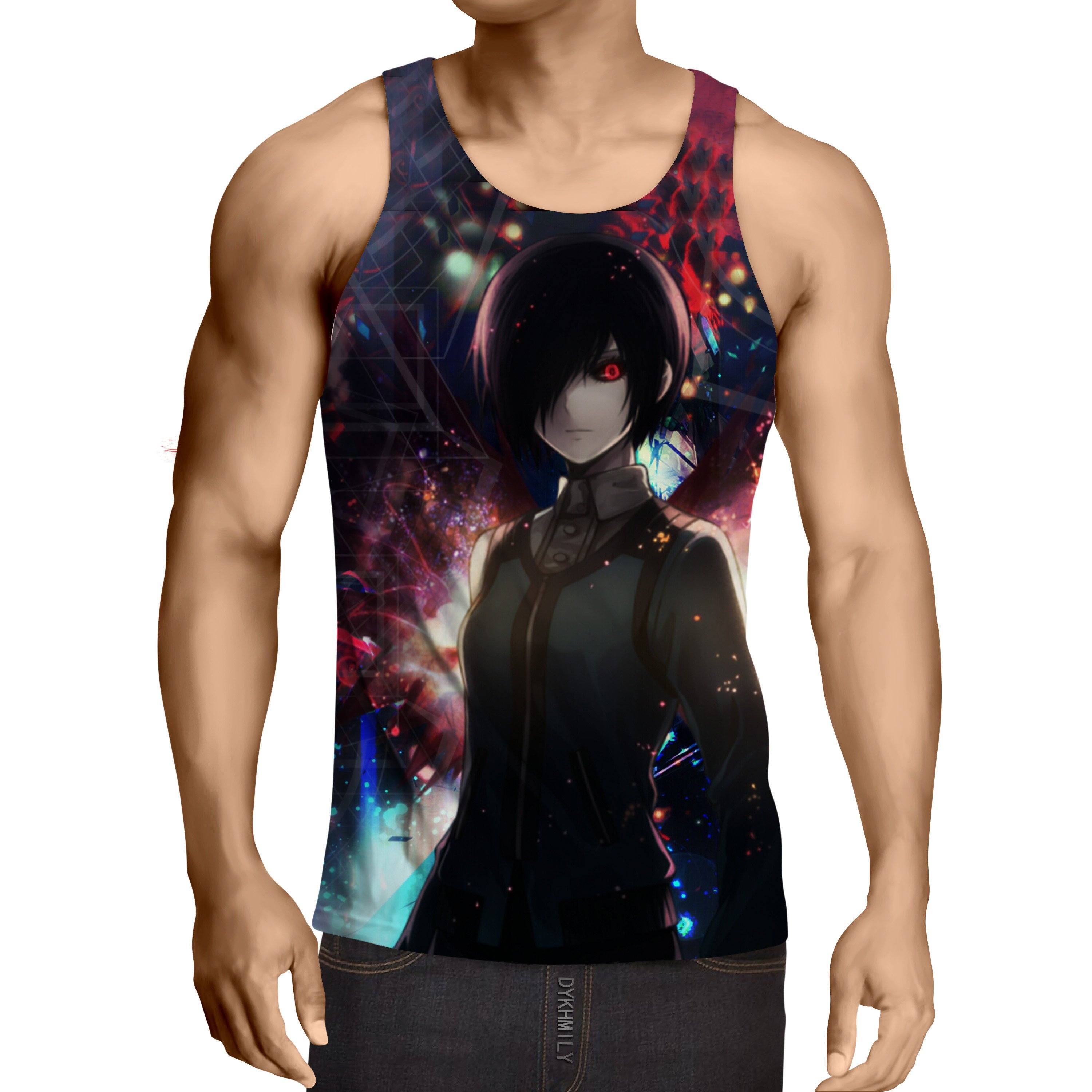 Tokyo Ghoul Touka Kirishima The Rabbit 3D Dope Print Tank Top