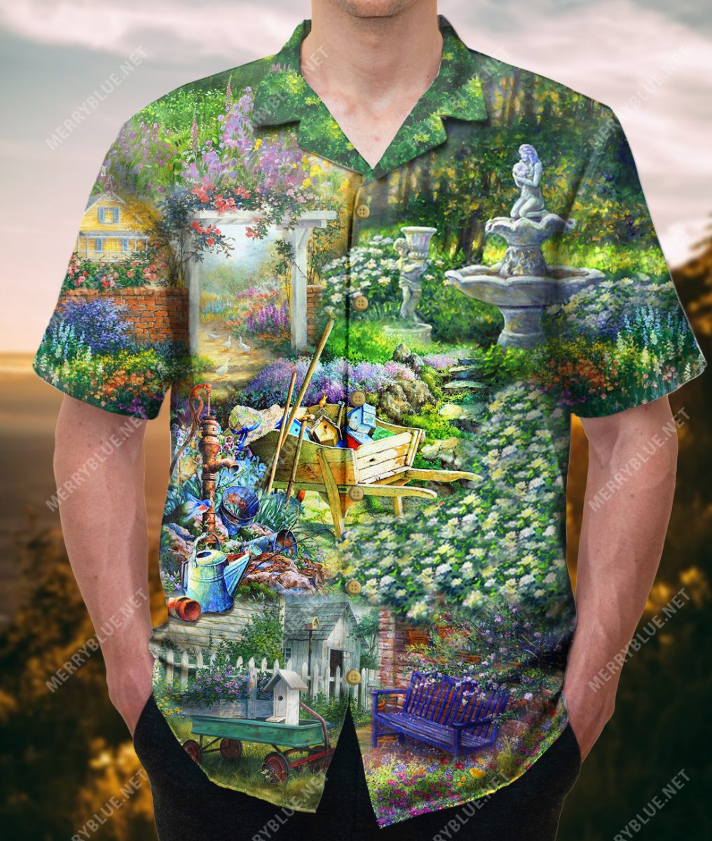 Gardening Makes Us Happy Unisex Hawaii Shirt Ha77250