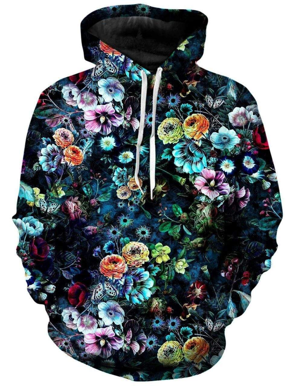 Neverl- Floral Flower Hoodie 3D