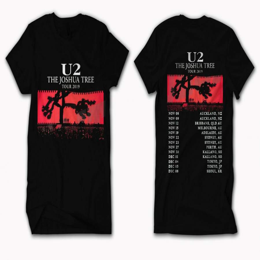 U2 The Joshua Tree Tour 2019 T Shirt