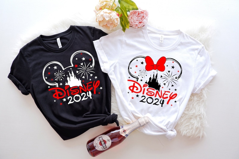 2024 Disney Family Vacation Shirts, Disney Castle 2024 Shirts, Custom Disney Family Matching Tshirt, Disney Family 2024, Disney Trip Tee