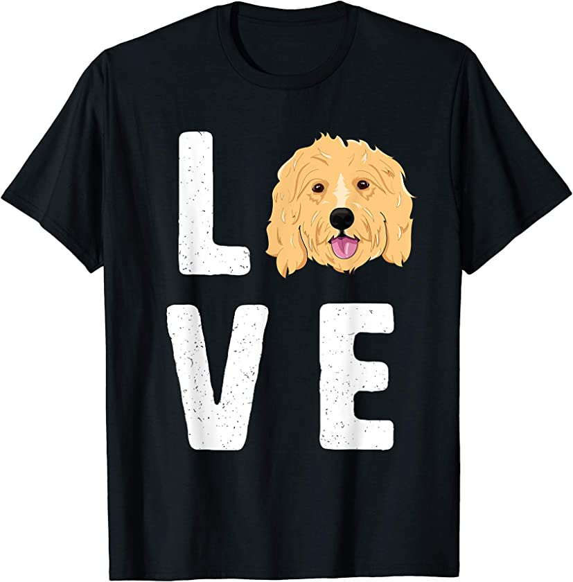 Love Goldendoodles T-Shirt Women KIds Dog Puppy Doodle T-Shirt