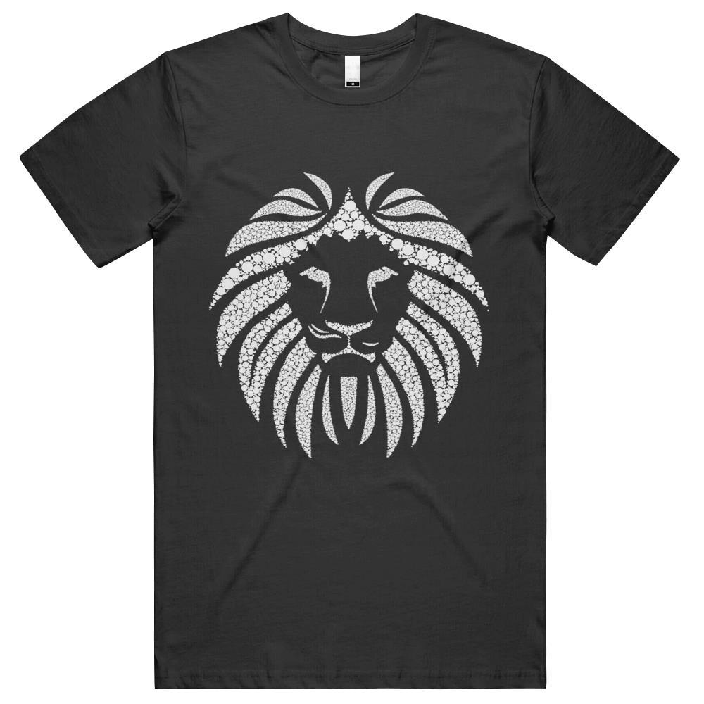 Africa Lion Face Shirt Dad Mom South Animals Big Five Safari Men T Shirts