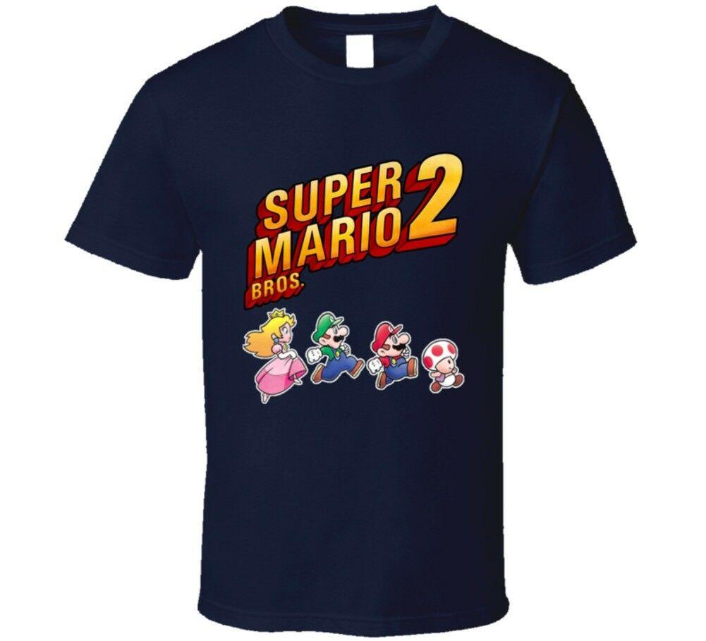 Super Mario Bros 2 Video Game Characters Men’s T-Shirt