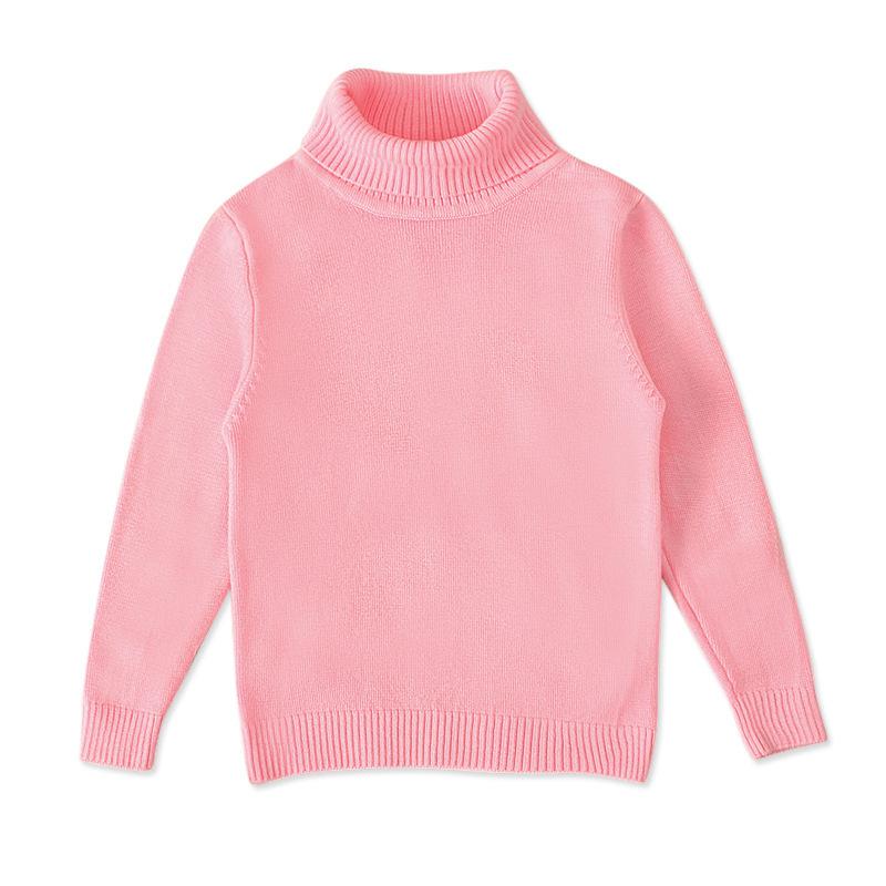 Winter Baby Sweater Girls Cotton Sweater Boys Jumper Knitted Pullover Turtleneck Warm Outerwear Baby Boy Clothes alx