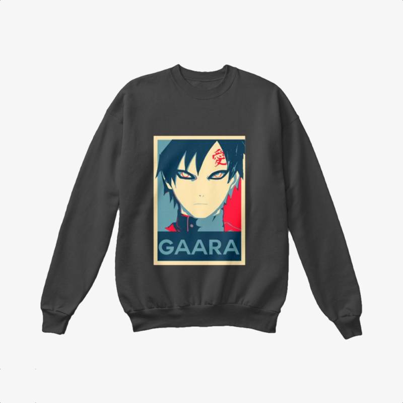 Gaara Poster, Naruto Crewneck Sweatshirt