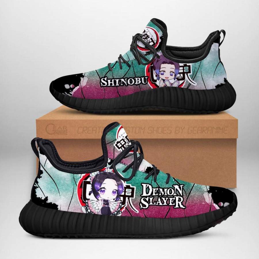 Shinobu Kocho Shoes Sporty Demon Slayer Anime Sneakers Fan Gift Idea