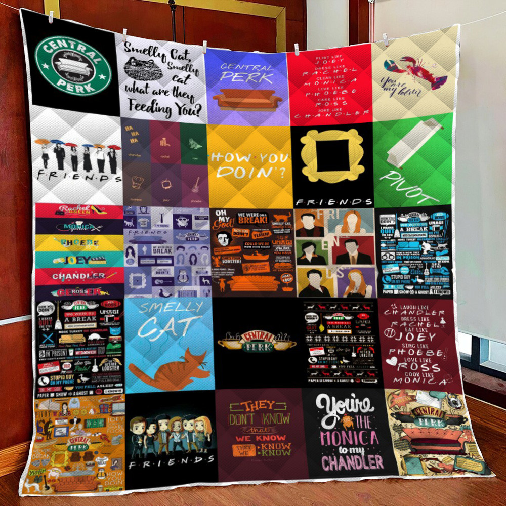 Friends Tv Show Fleece Blanket Quilt Blanket Onlytee Design Foryou