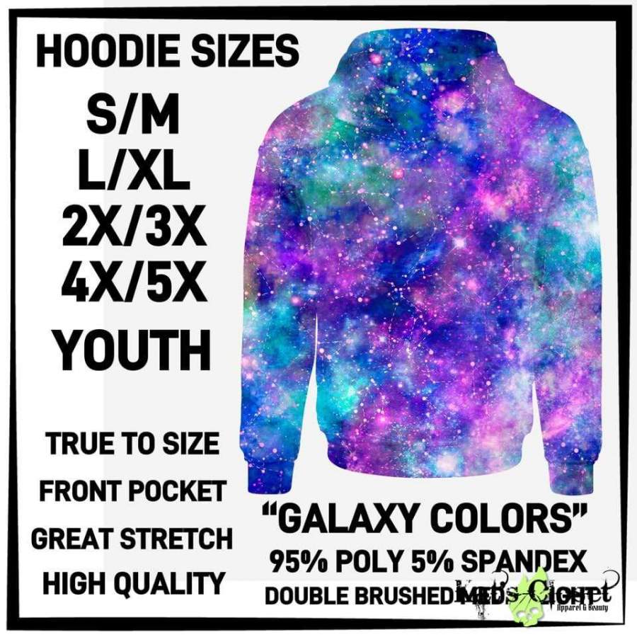 [PRE-ORDER]Custom Galaxy Colors Hoodie – Pre Orders Close 12/29