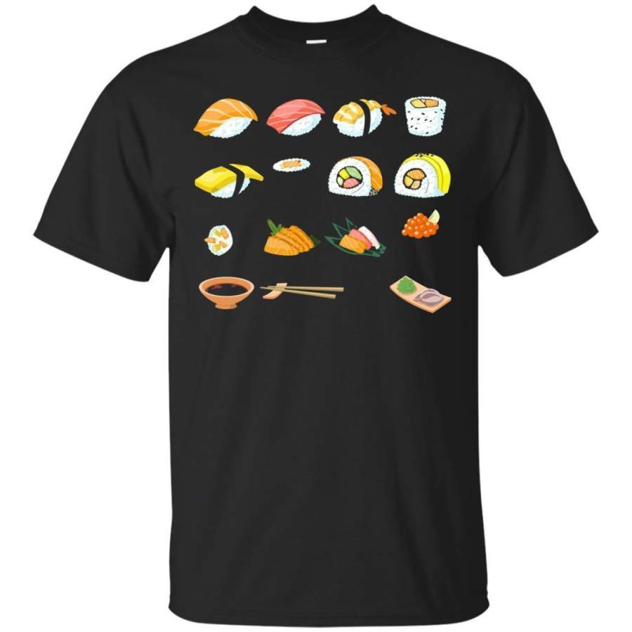 AGR My Favorite Sushi Tee Sushi Kit Tshirt Jaq T-shirt