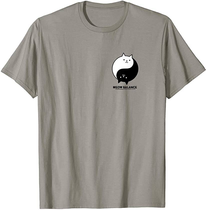 Meow Balance Cat – Cute Kitty Shirt – Funny Kitten Tee Gift T-Shirt