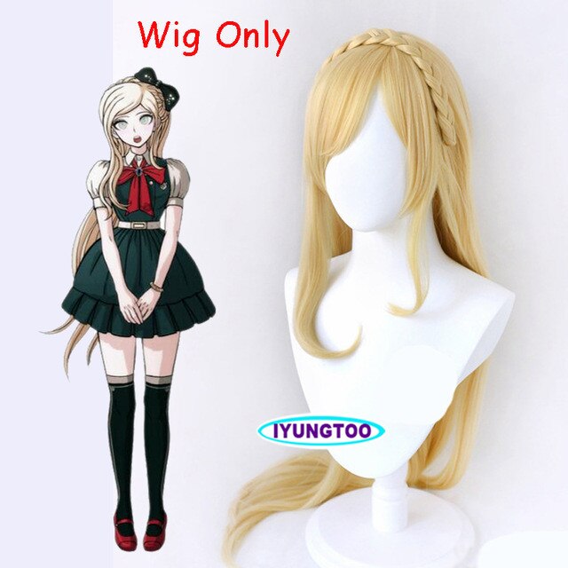 Anime Danganronpa 2 Despair Sonia Nevermind Cosplay Dress Woman Party Halloween Costume JK School Uniform And Wigs alx