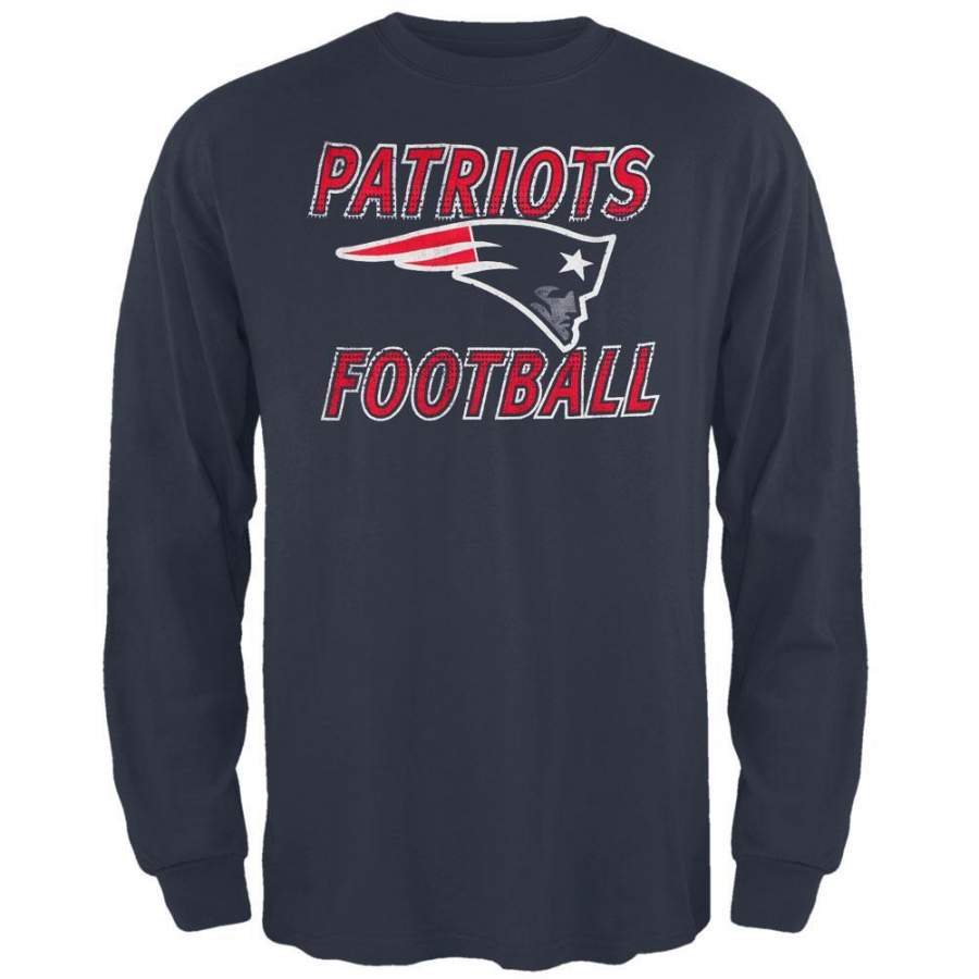 New England Patriots – Flanker Logo Premium Long Sleeve T-Shirt