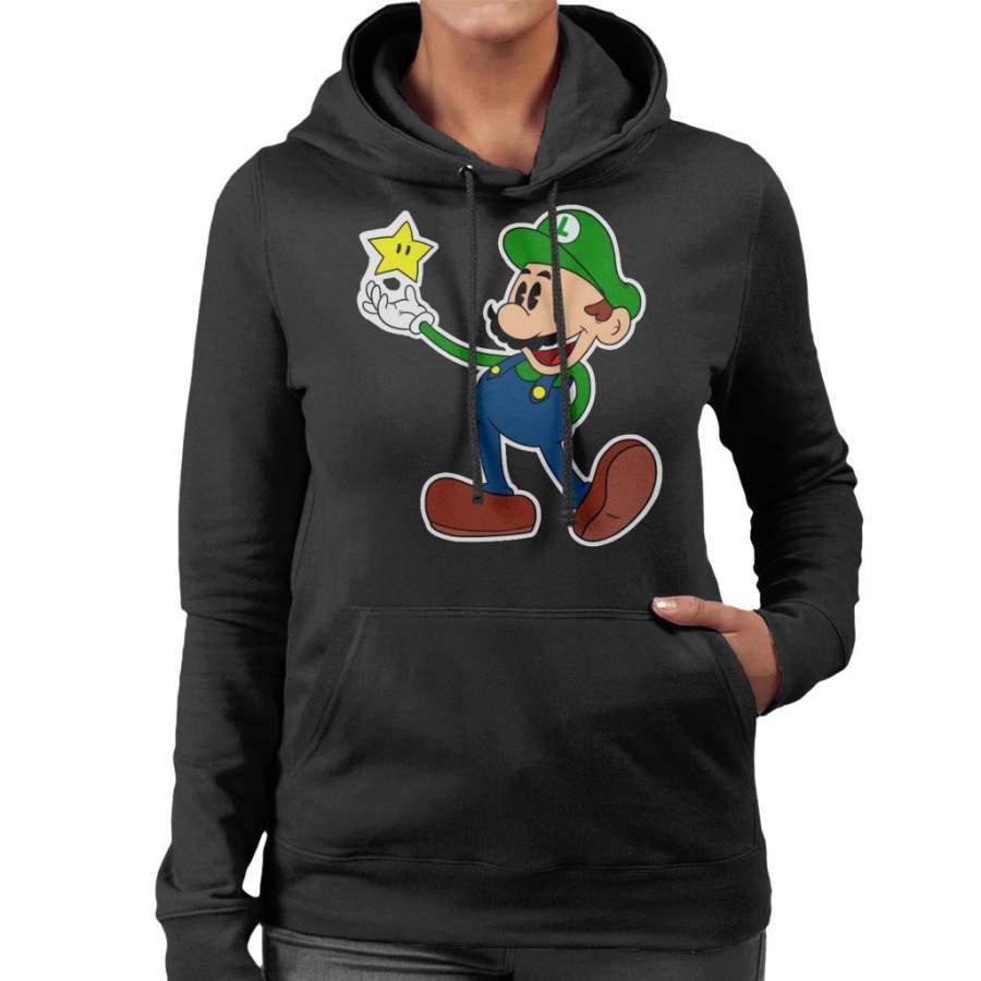 Super Mario Luigi My Star Women’s Hooded Sweatshirt