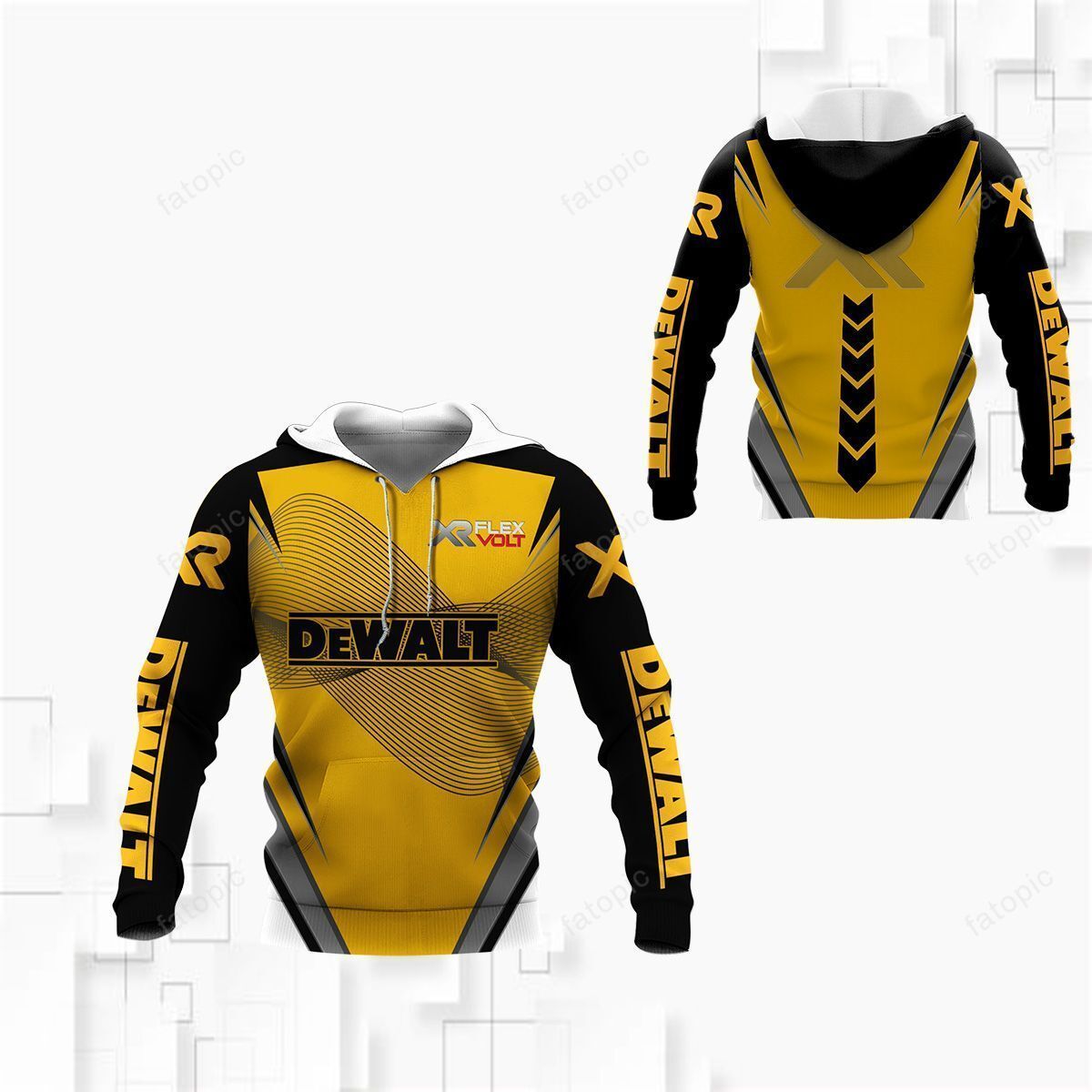 3D All Over Printed Dewalt NTH-NH Shirts Ver 6 (Black)