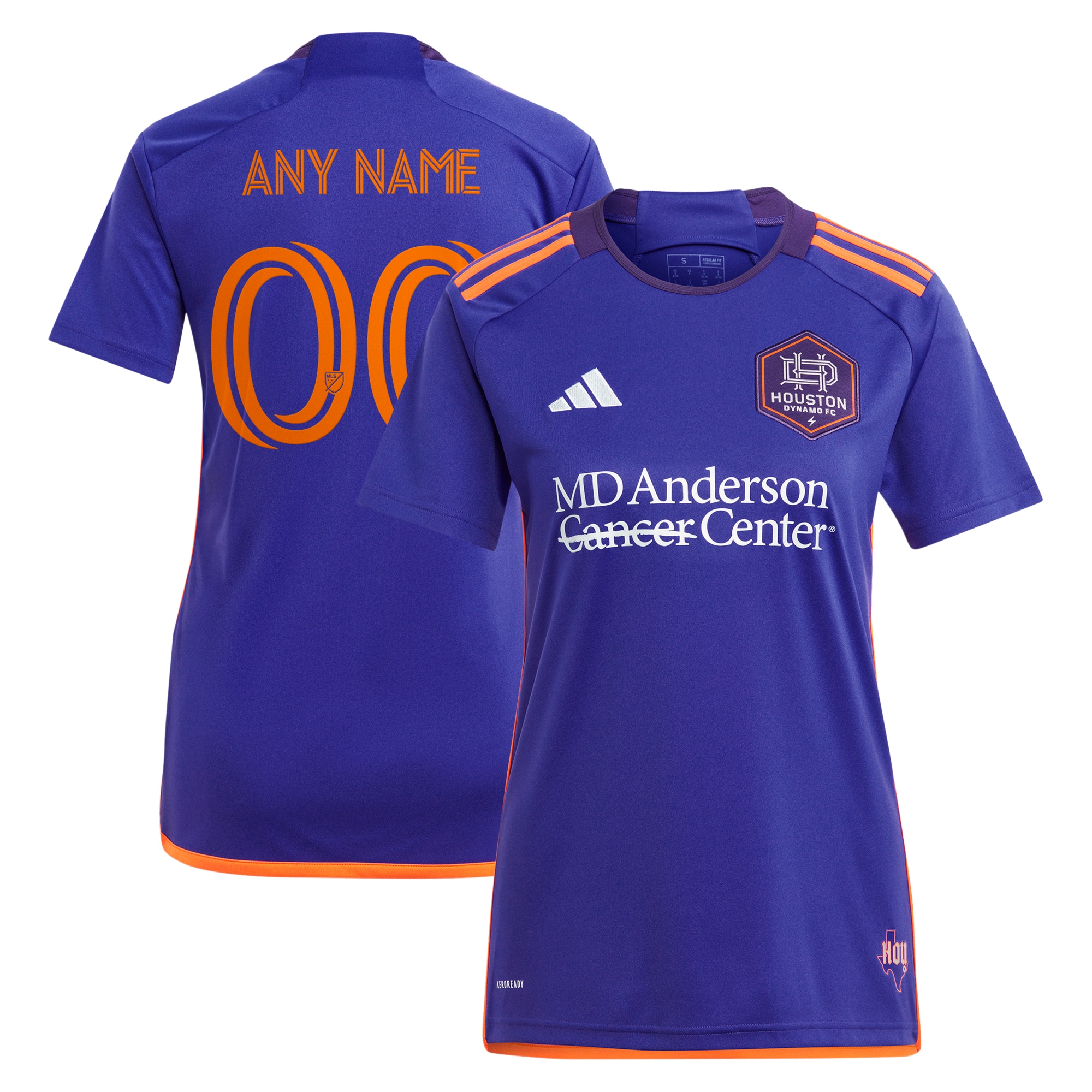 Houston Dynamo FC Women's 2024 Still Holdin' Replica Custom Jersey  Purple