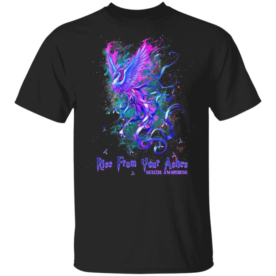 Phoenix Rise from your Ashes Suicide Awareness T-Shirt