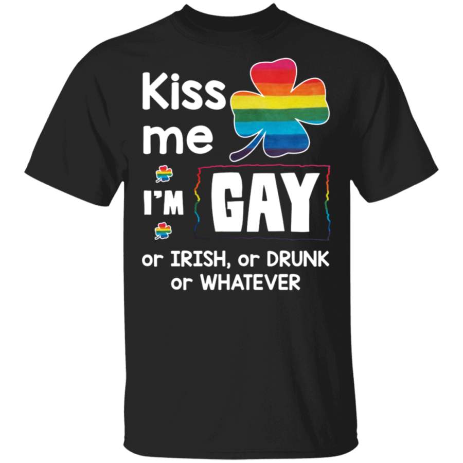 LGBT Kiss me i’m gay or Irish or drunk or whatever T-Shirt