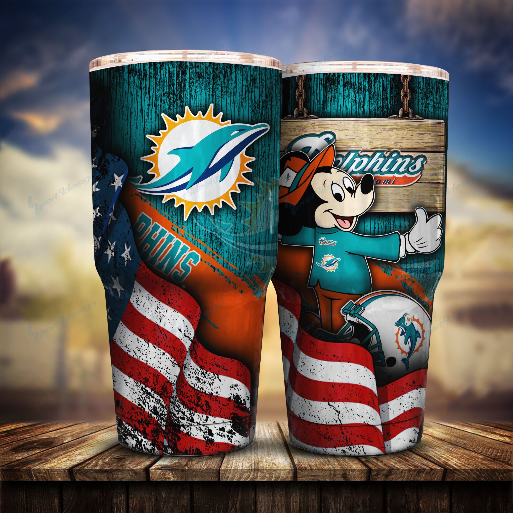 Miami Dolphins Tumbler Bg78