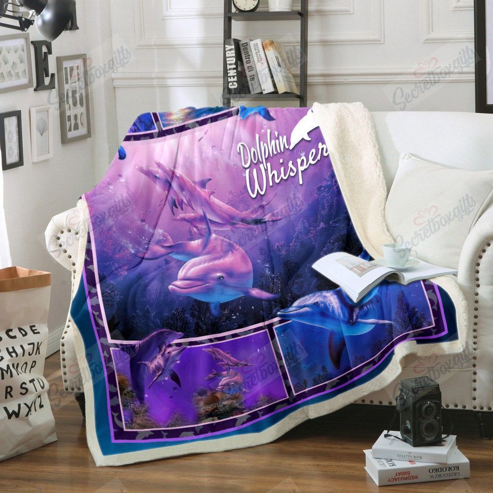 Dolphin Whisperer Gs-Nt1802Hy Fleece Blanket