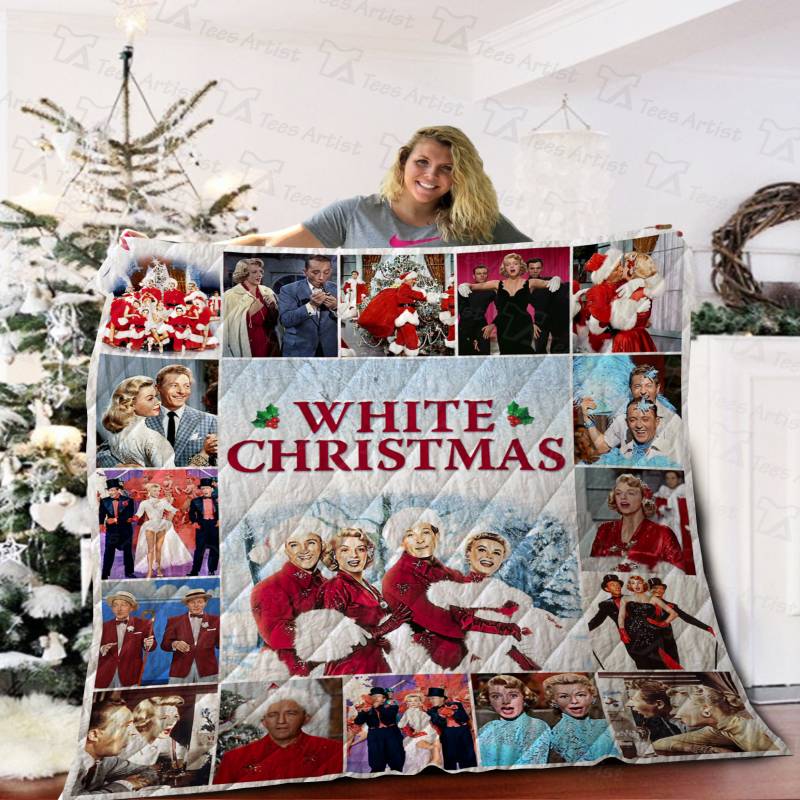 White Christmas Quilt Blanket 02184