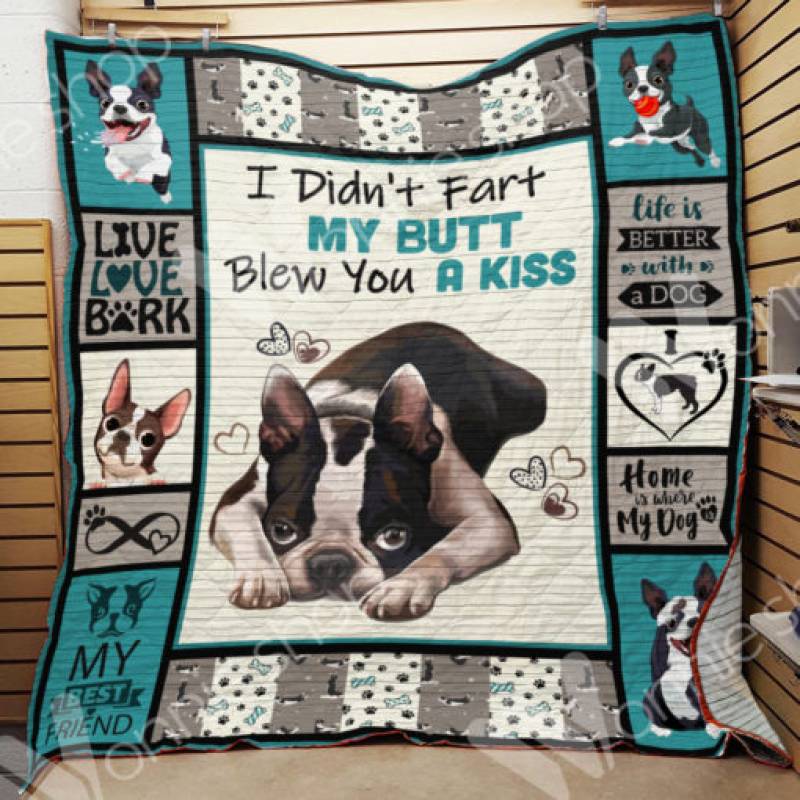 Boston Terrier Dog Blanket NOV2801 95O35