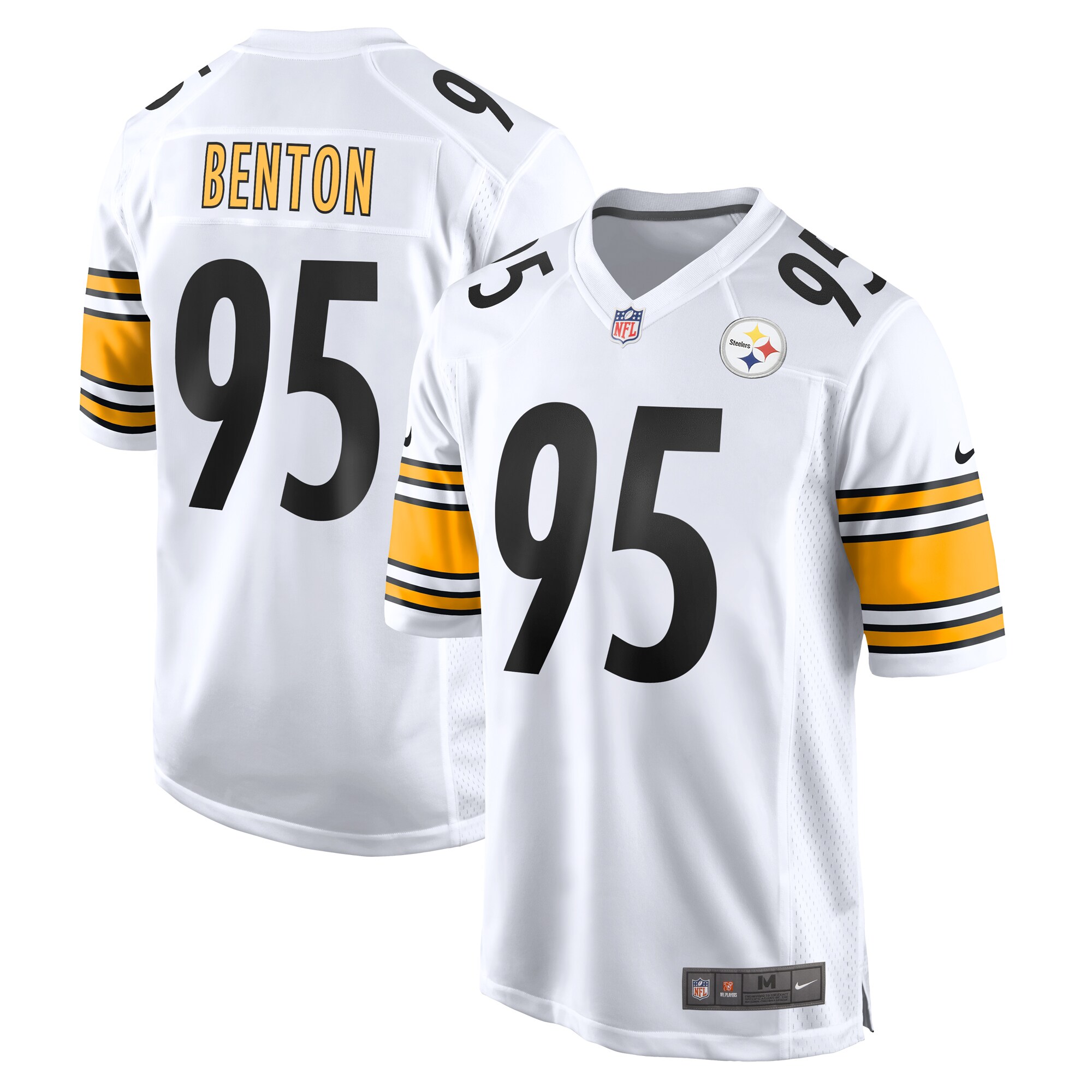 Keeanu Benton Pittsburgh Steelers Game Jersey – White