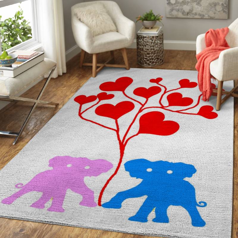 The tree of love – Animals Area Rug Carpet