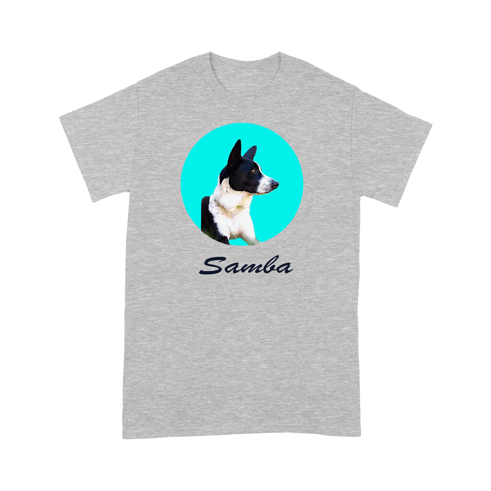 Samba –  Custom Illustrated Pet Personalized – T- Shirt