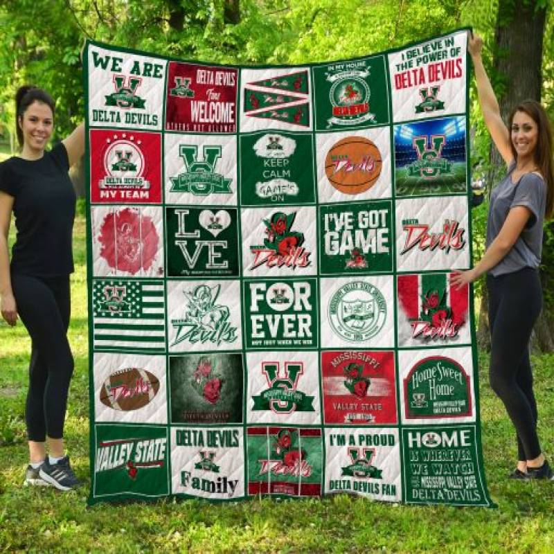 Mississippi Valley State Delta Devils Quilt Blanket LC3