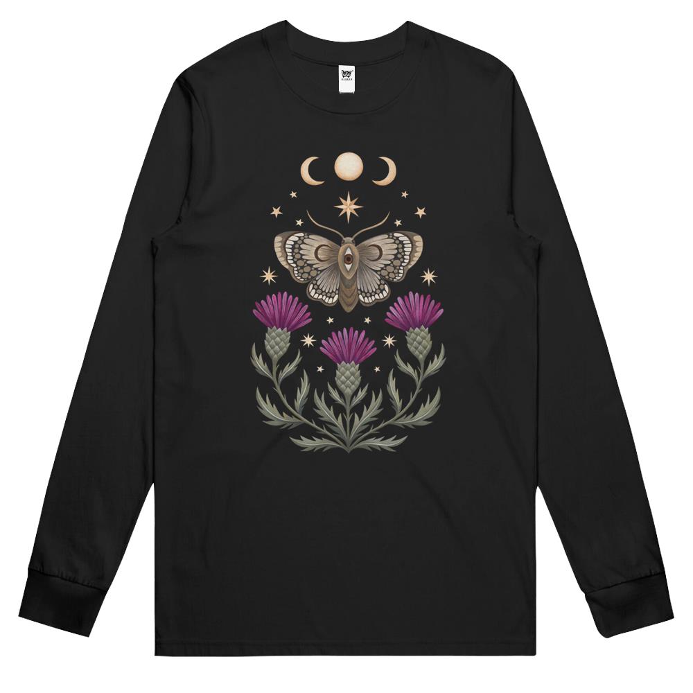 Thistle And Moth Long Sleeve T Shirts