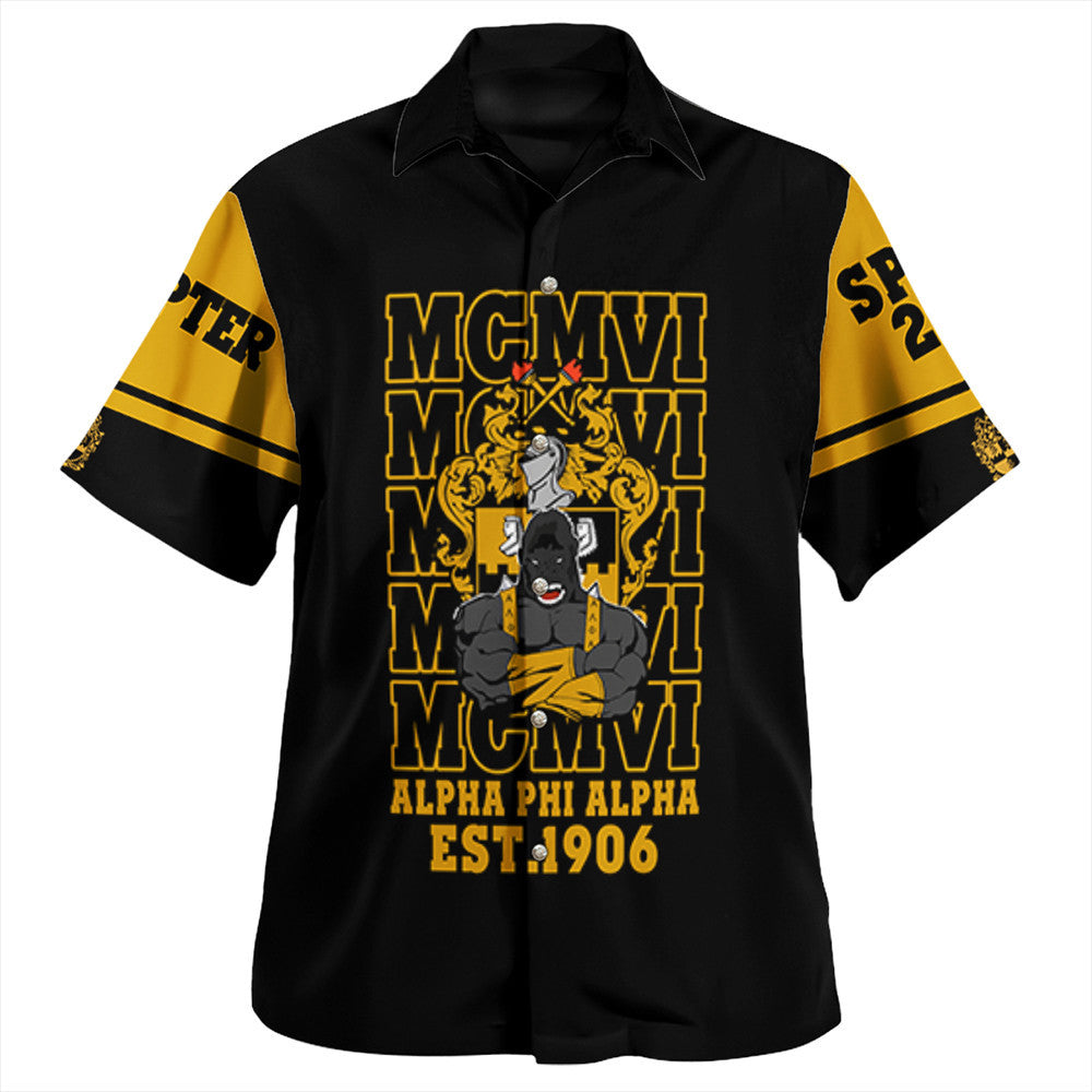 Wonder Print Shop Shirt – Personalized Alpha Phi Alpha Mcm Style Hawaiian Shirt