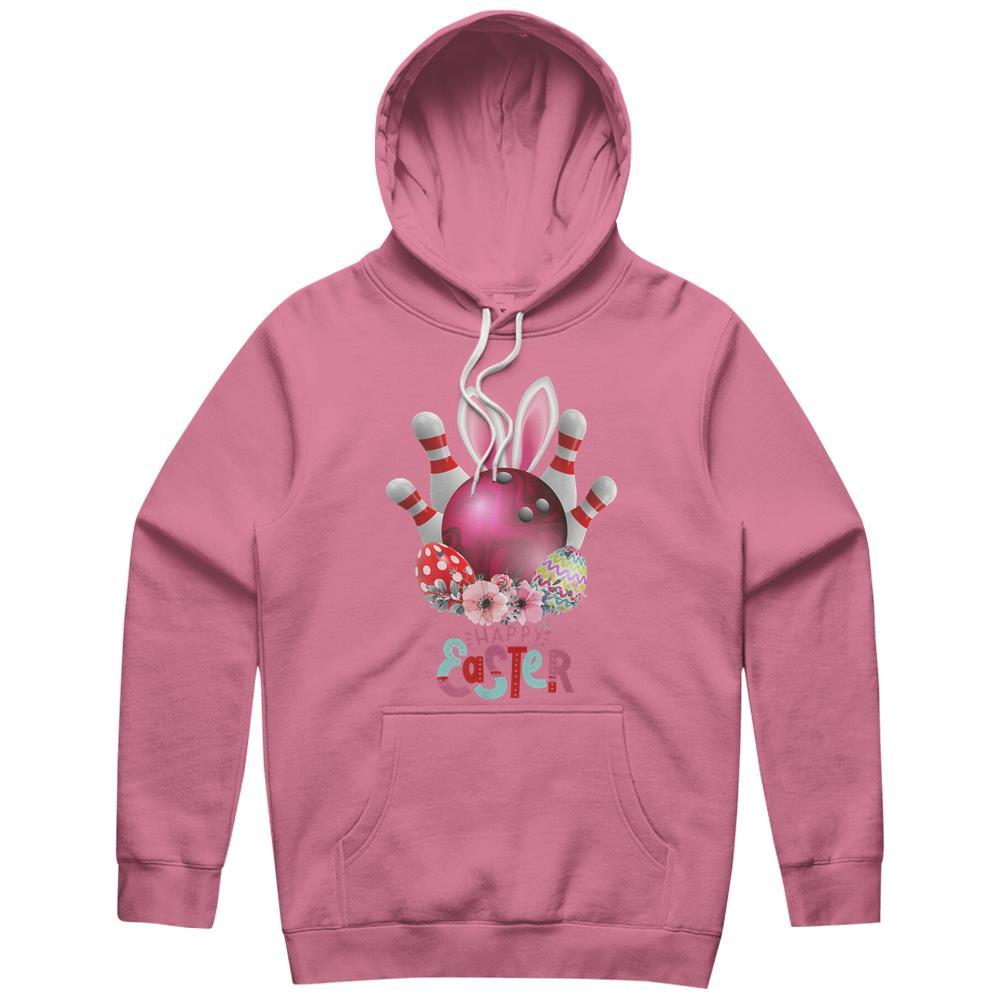 Bowling Happy Easter Day Bunny Eggs Gift Hoodie