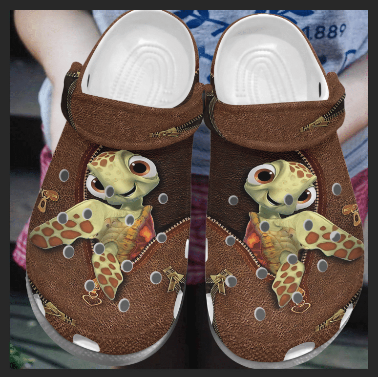 Turtle Personalized Clog, Custom Name, Text, Color, Number Fashion Style For Women, Men, Kid, Print 3D Super Cute