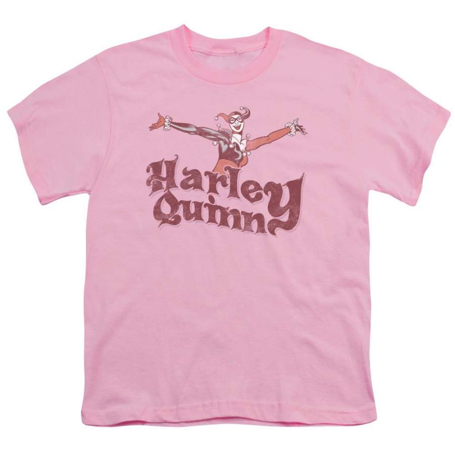 DC Comics Harley Hop Vintage Youth T-Shirt (Ages 8-12)